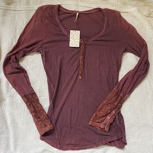 *NWT* Free People Long Sleeve Top
